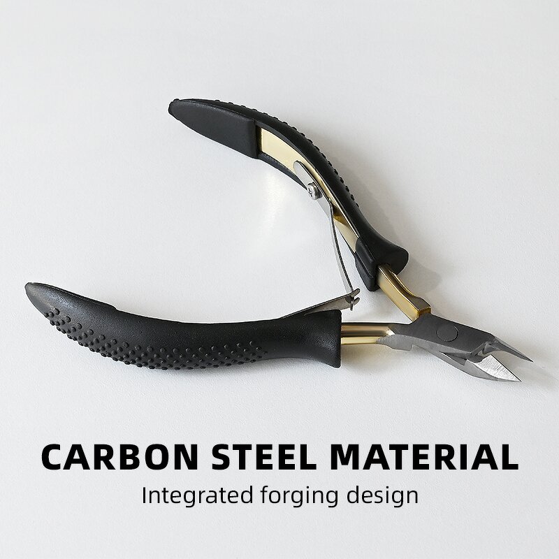 Nail Cuticle Trimmer - Professional Carbon Steel Straight Nippers Cutter Scissors