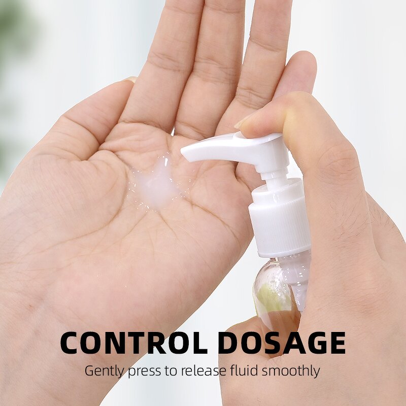 Portable Cosmetic Set - Plastic Perfume Spray Lotion Shampoo Refill Travel Tool