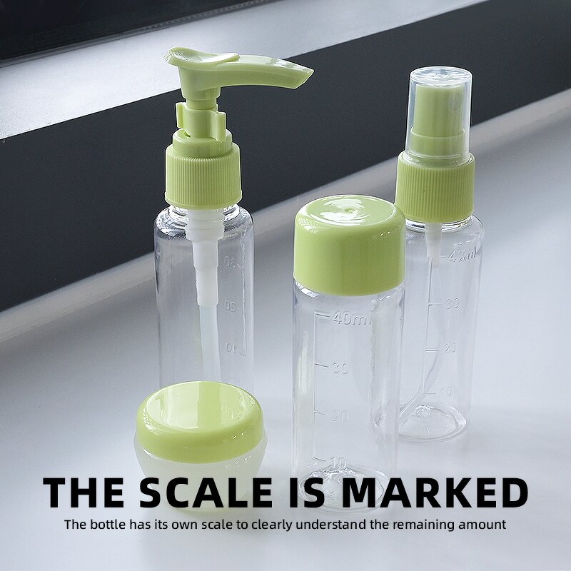 Cosmetic Travel Bottles - Travel Size Containers Leak Proof Refillable with Roller