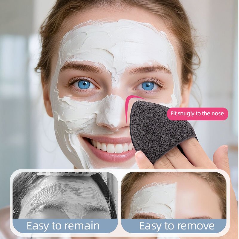Facial Puff Cleanser - Hot Sale Eco-Friendly Washable Drop-Shaped Non-Latex Sponge