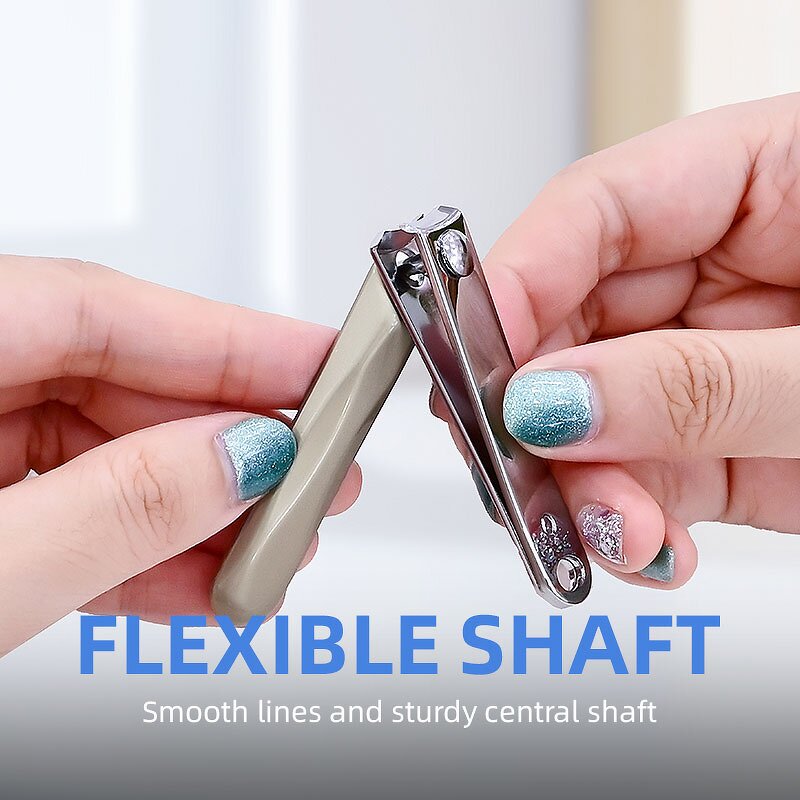 Nail Clippers - New Design Carbon Steel Gold Gray Cuticle Nippers Custom Packaging