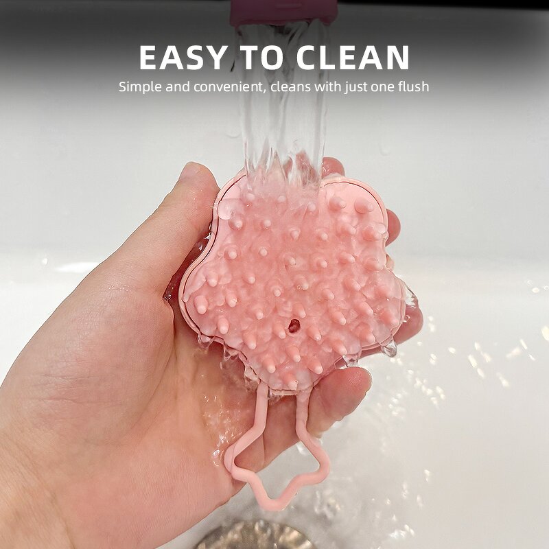 Scalp Massager Brush - In Stock PP Wet/Dry Scrubber Exfoliator Dandruff Removal