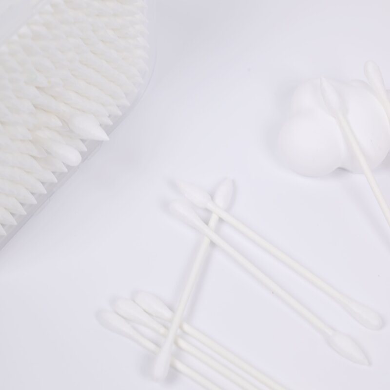 Ear Cotton Buds - UUYP Double Head Disposable Eco-Friendly Custom Logo Swabs