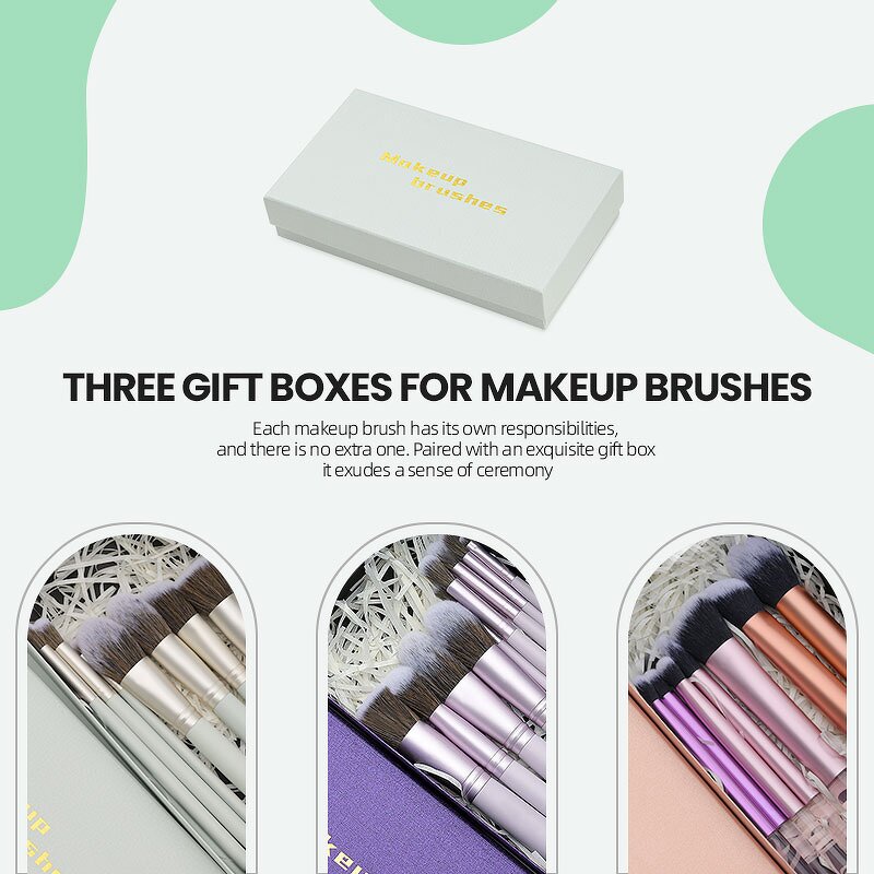 Makeup Brush Set - UUYP Wholesale Foundation Blush Powder Custom Gift Box Beauty