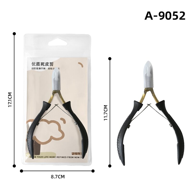Nail Cuticle Trimmer - Professional Carbon Steel Straight Nippers Cutter Scissors