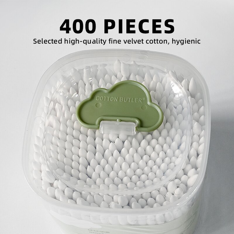 Ear Sticks - UUYP Wholesale 400Pcs Double Head Disposable Cotton Ear Cleaning
