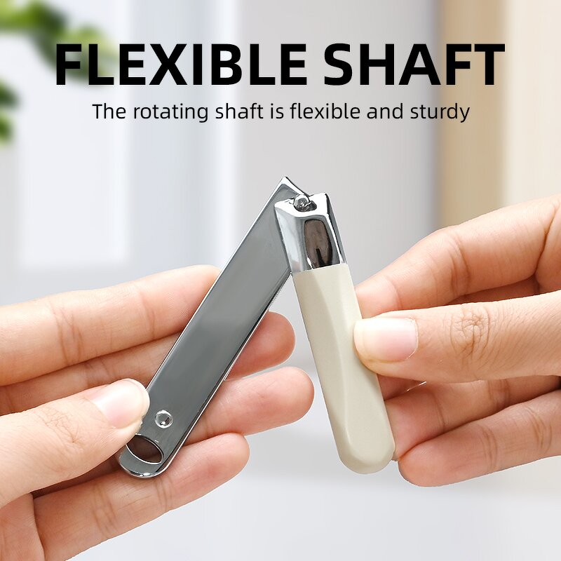 Finger Cuticle Nippers - Low MOQ Carbon Steel 2Pcs Wide Jaw Custom Packaging