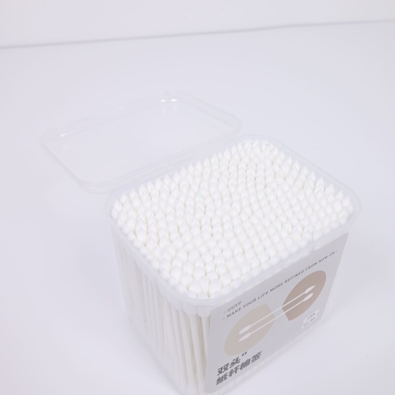Ear Cotton Buds - UUYP Double Head Disposable Eco-Friendly Custom Logo Swabs