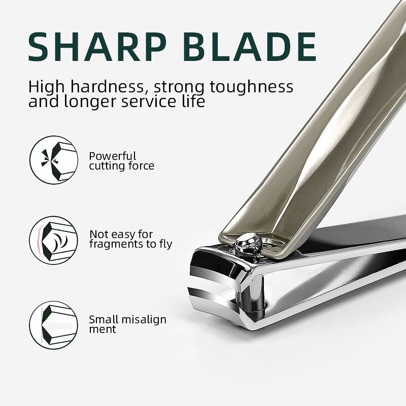 Nail Clippers - New Design Carbon Steel Gold Gray Cuticle Nippers Custom Packaging