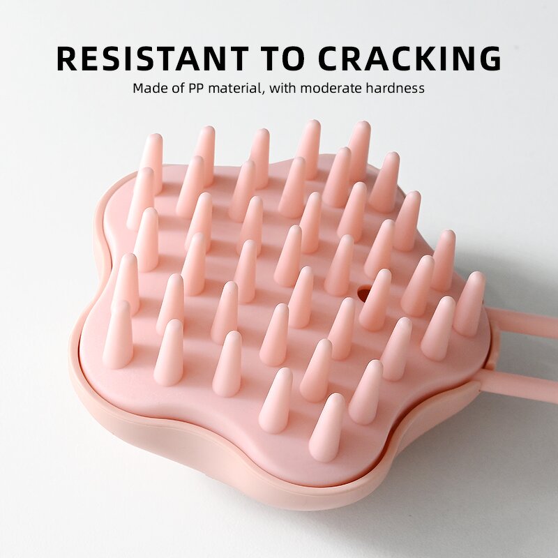 Scalp Massager Brush - Custom Logo PP Waterproof Star Shape Scalp Scrubber Exfoliator