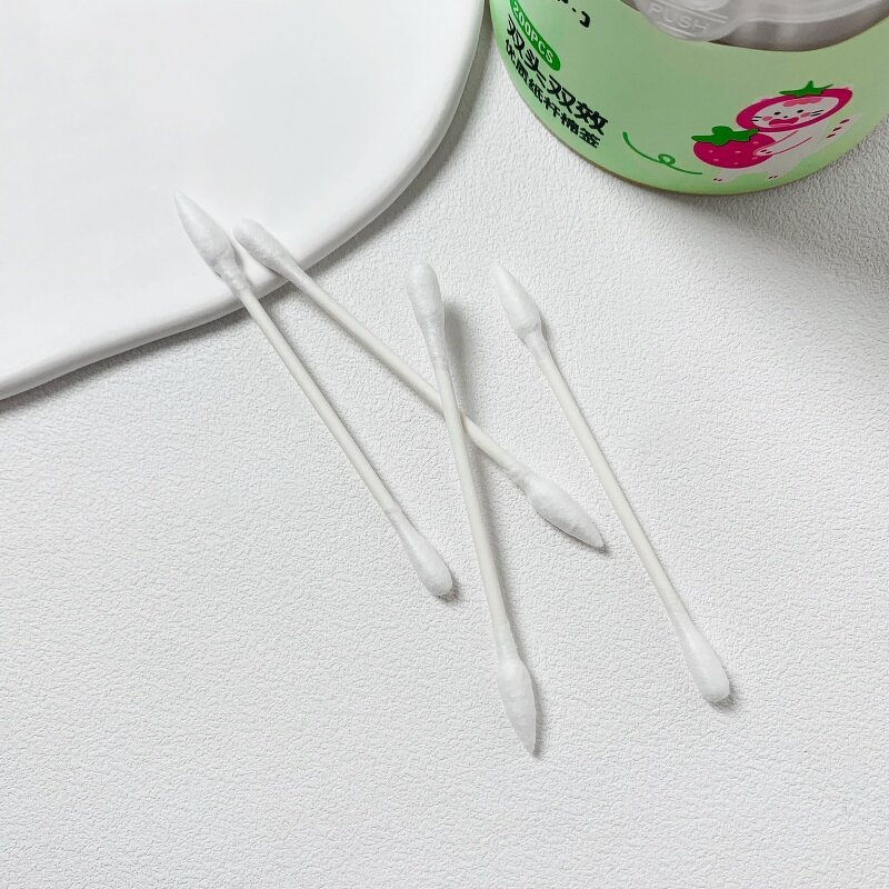Cotton Buds - UUYP Hot Sales Double Head Disposable Eco Friendly Baby 200Pcs