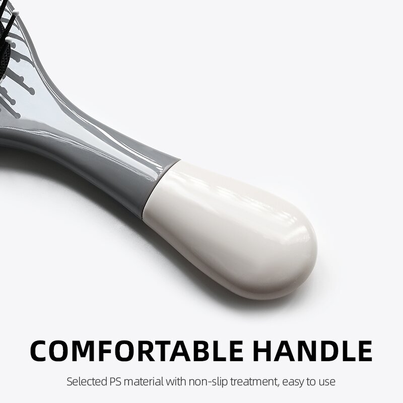 Paddle Hair Brush - Professional Fashion Plastic Nylon Teeth Cushion Smooth Comb