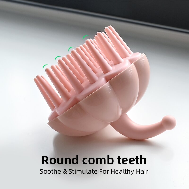 Scalp Massager Brush - Private logo Manual Shampoo Wet Dry Shower Cleansing Tool