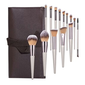 Makeup Brushes Set - UUYP Luxury 14Pcs Foundation Cosmetics Women Beauty Bag