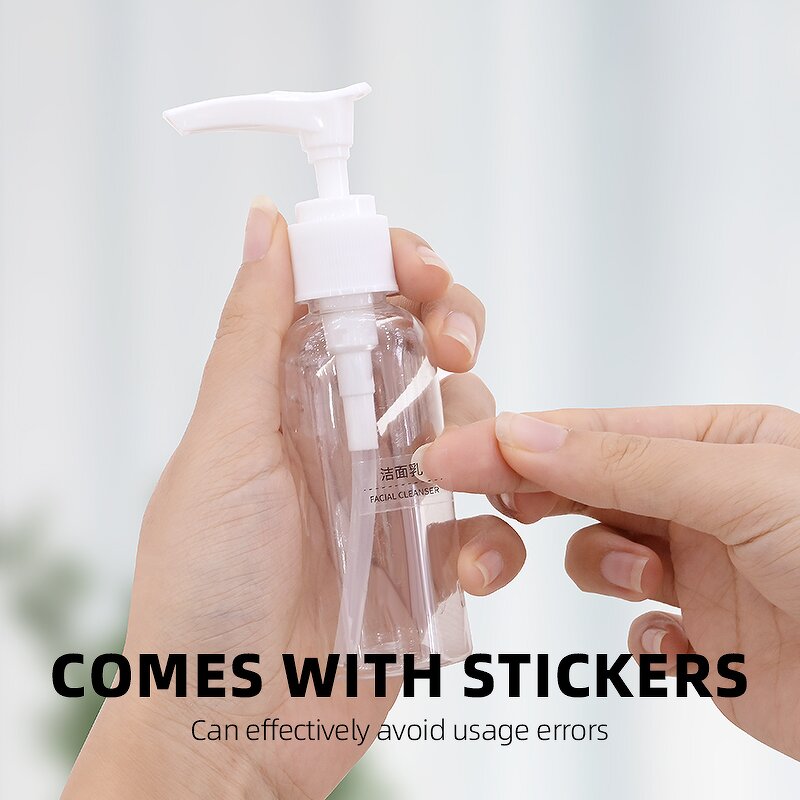 Perfume Bottle Set - Refillable Spray Lotion Shampoo Cosmetic Travel Portable Tool