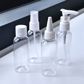 Perfume Bottle Set - Refillable Spray Lotion Shampoo Cosmetic Travel Portable Tool