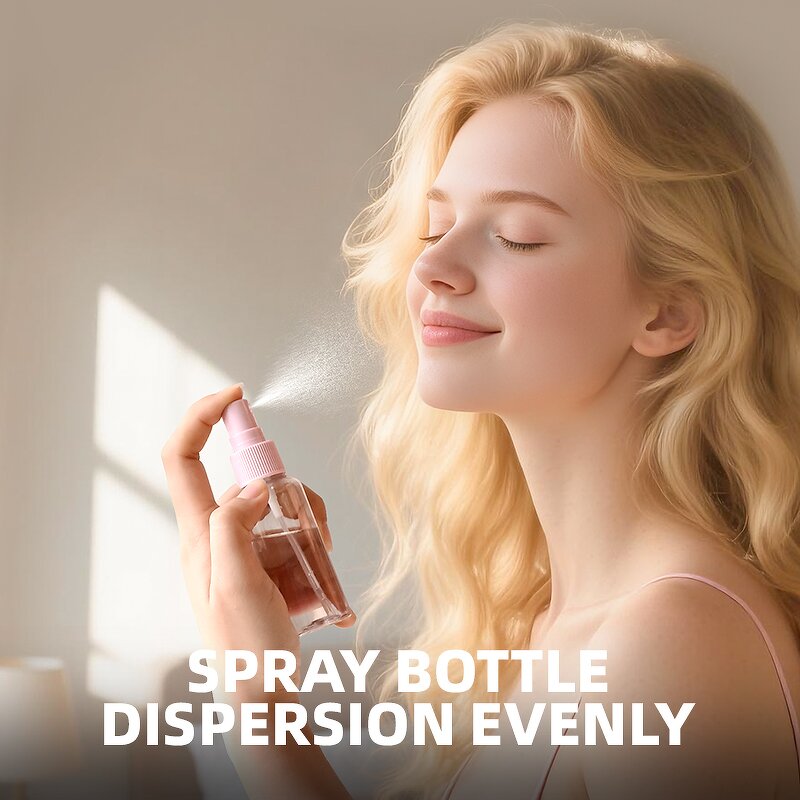 Travel Bottle Kit - 10Pcs Plastic with Folding Hair Brush Toiletries Makeup Bag