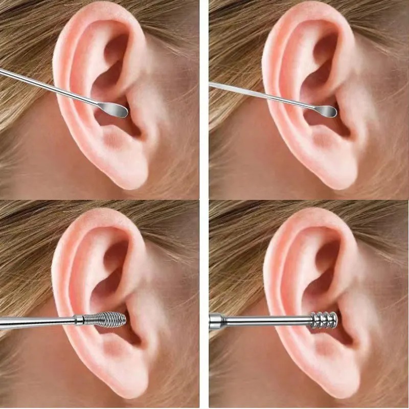 Earwax Removal Kit Factory - Portable Leather Bag Spring Cleaner