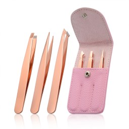 Eyelash Tweezers Factory - Private Label Rose Gold Extension
