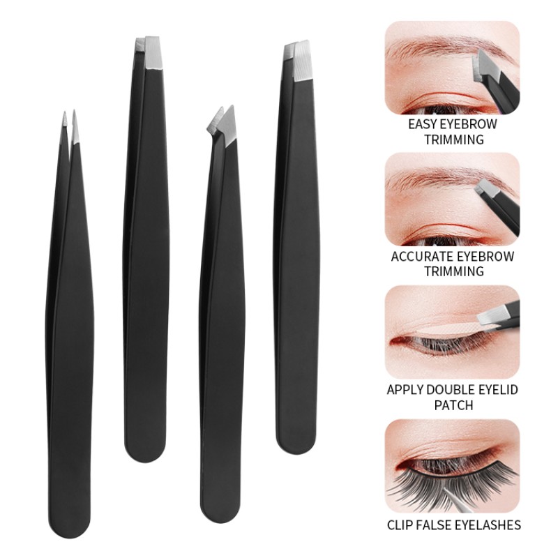 Eyebrow Tweezers Manufacturer - High Quality Pointed Slanted Design