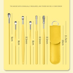 Ear Cleaner Set Manufacturer - 6PCS Stainless Steel Spoon Set