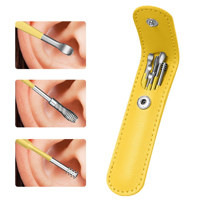 Ear Cleaner Set Manufacturer - 6PCS Stainless Steel Spoon Set