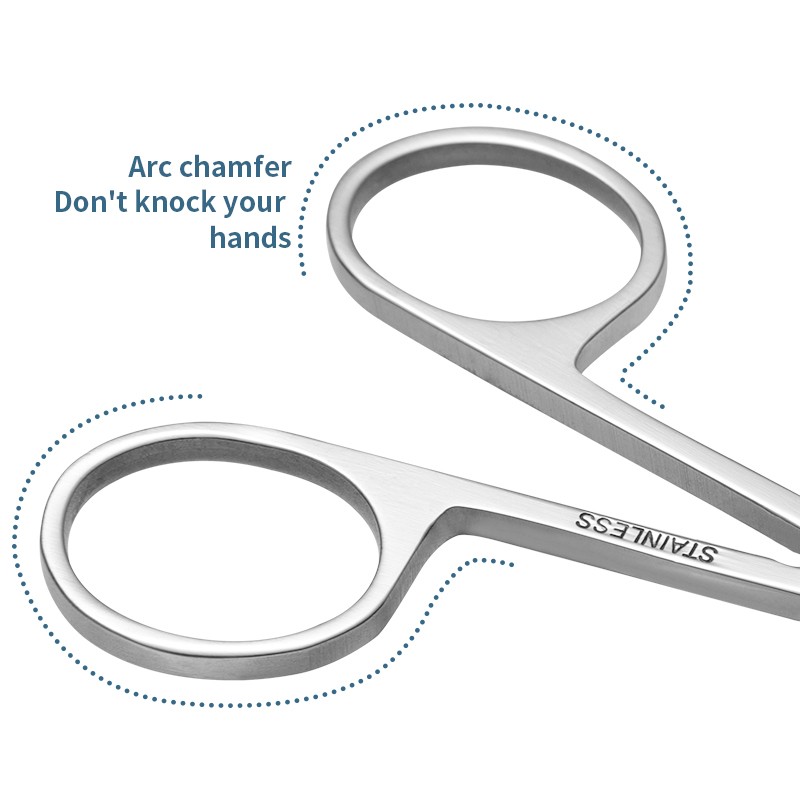 Beauty Scissors Factory - Portable Stainless Steel Tweezers Set