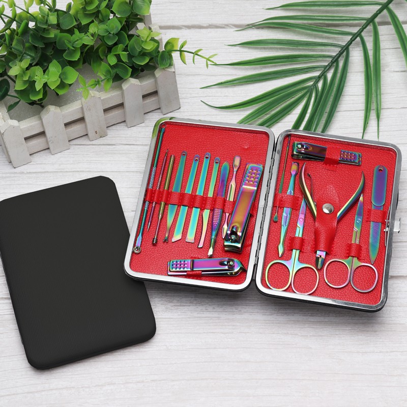 Nail Art Tools Factory - Colorful Cuticle Manicure Art Tool Set