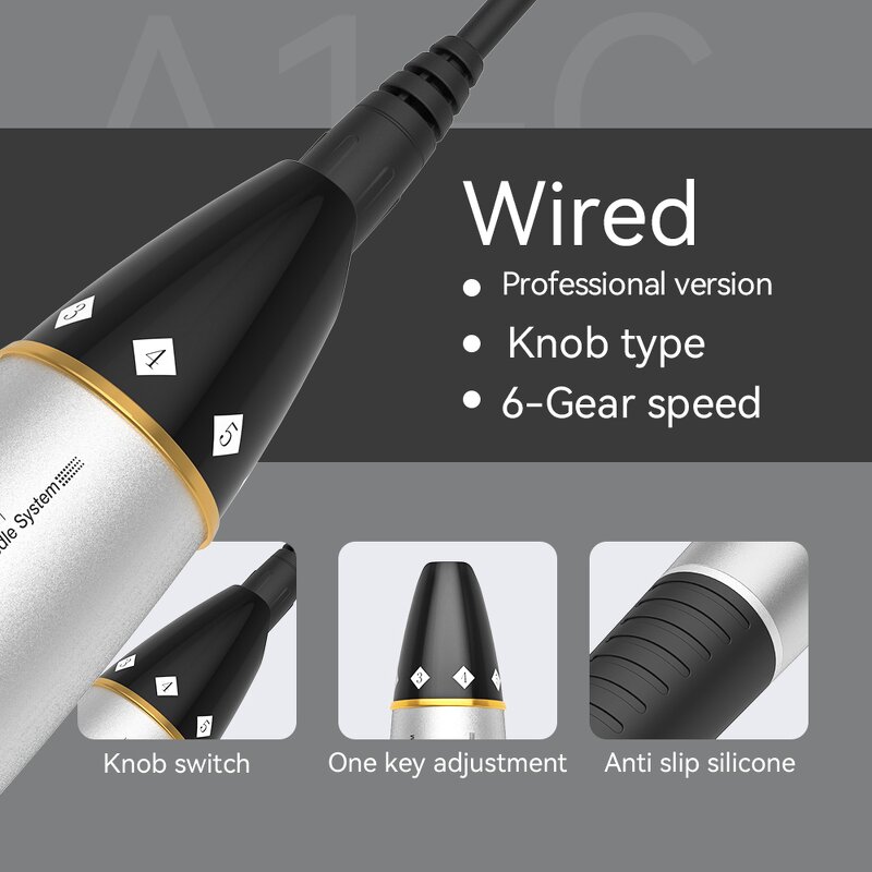 Electric Derma Pen Manufacturer - DR Pen A1 with CE Medical Needle Cartridge