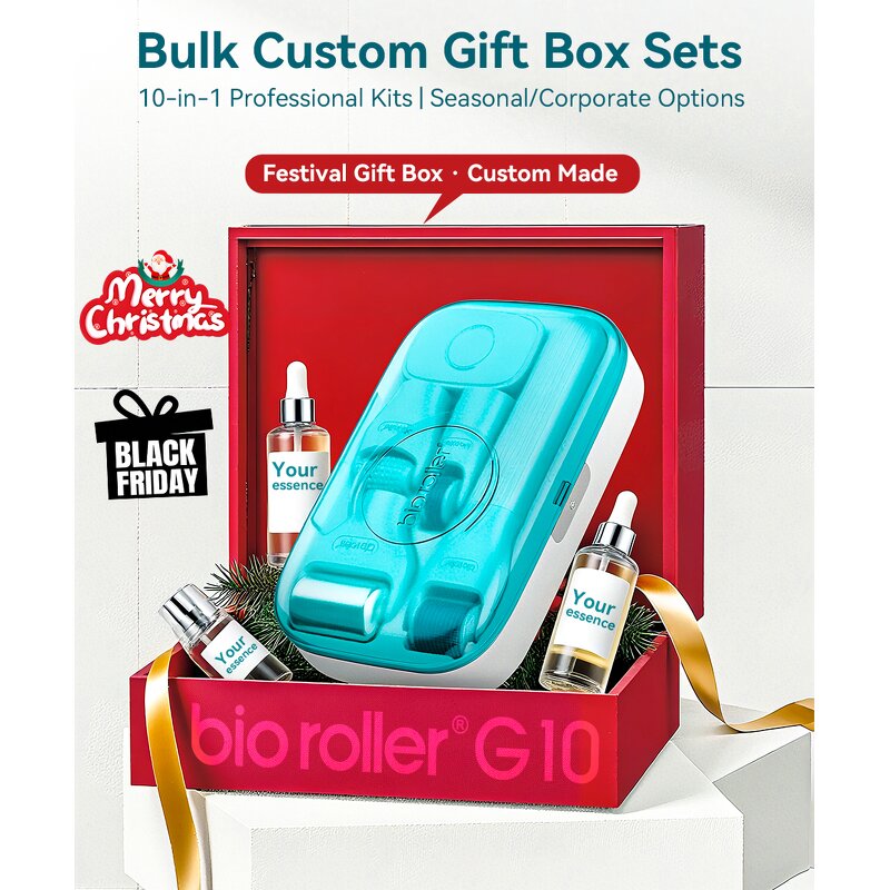 Dermaroller Kit Manufacturer - G10 Factory Price 10in1 Face Massage Ice Roller