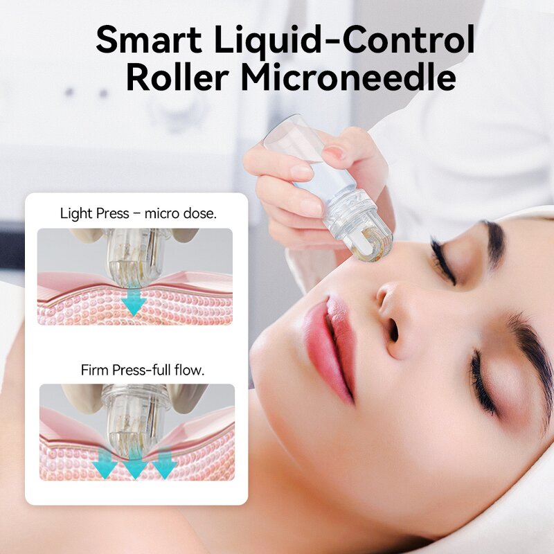 Derma Roller Manufacturer - 64 Pins Top Sale Hydra Roller Titanium Serum Applicator