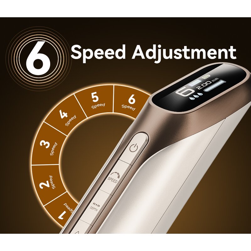 Microneedling Pen Manufacturer - Ekai H6 Gold Screw Type MTS Nano