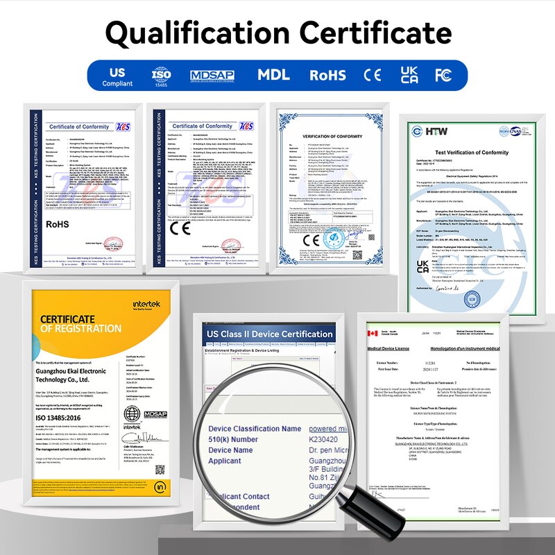 Facial Device Manufacturer - Bio Pen Q1S Smart with Light Therapy & MTS