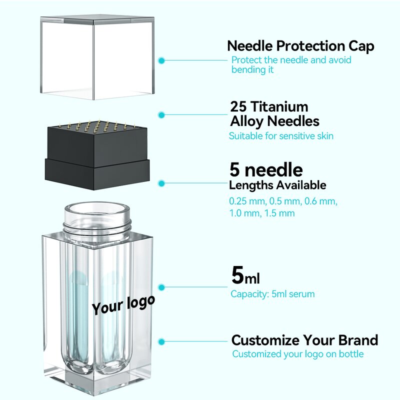 Derma Stamp Manufacturer - Hydra Needle 25 for Hyaluronic Therapy Home Use