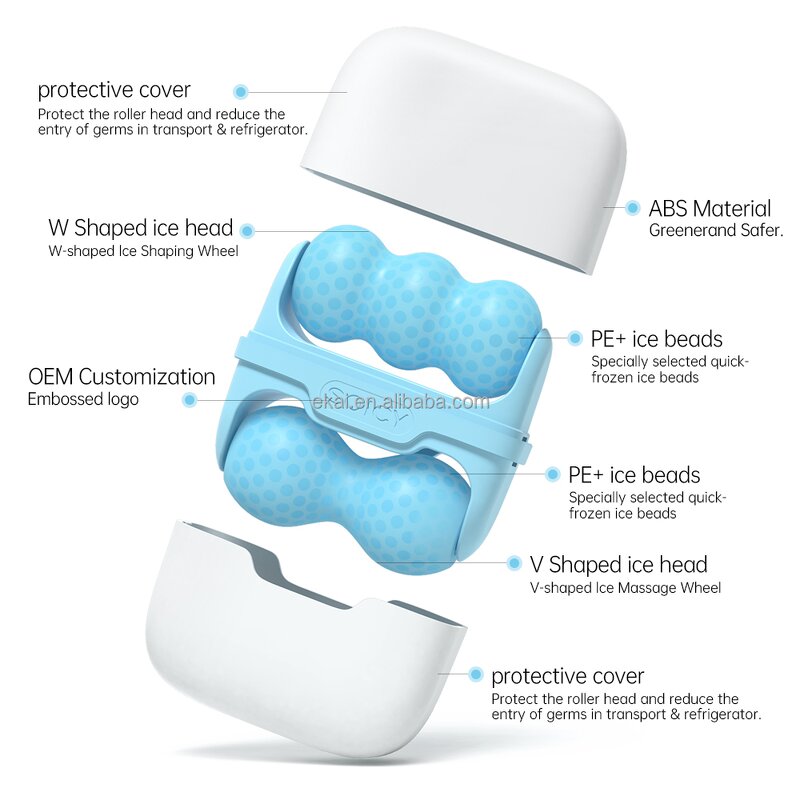 Ice Derma Roller Manufacturer - Soicy S30 Latest Version 2-in-1 Face Cold Massage