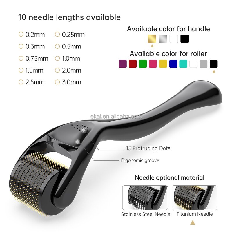 Derma Roller Manufacturer - DRS 540 Durable Titanium Micro Needle for Facial