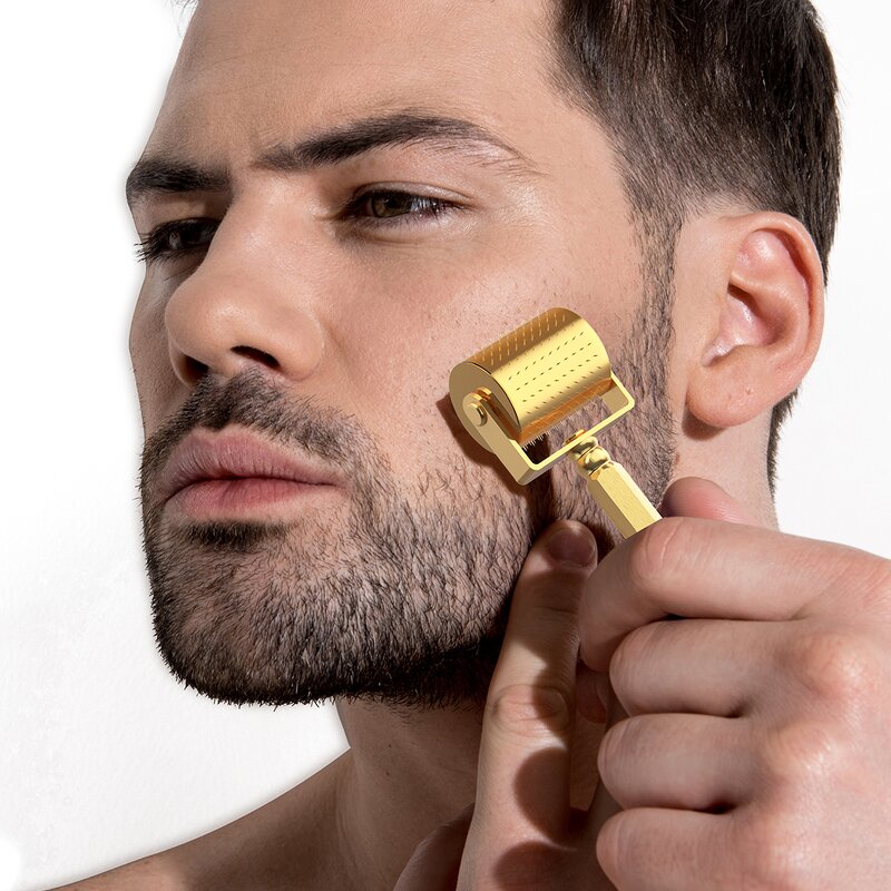 Derma Roller Manufacturer - Hot Selling Gold Plated 250 Titanium Needles