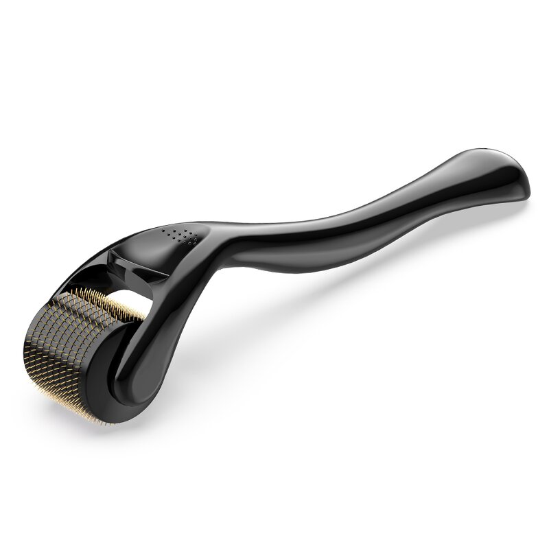 Derma Roller Manufacturer - 540 Custom Logo Gold Titanium Pin Rolling System