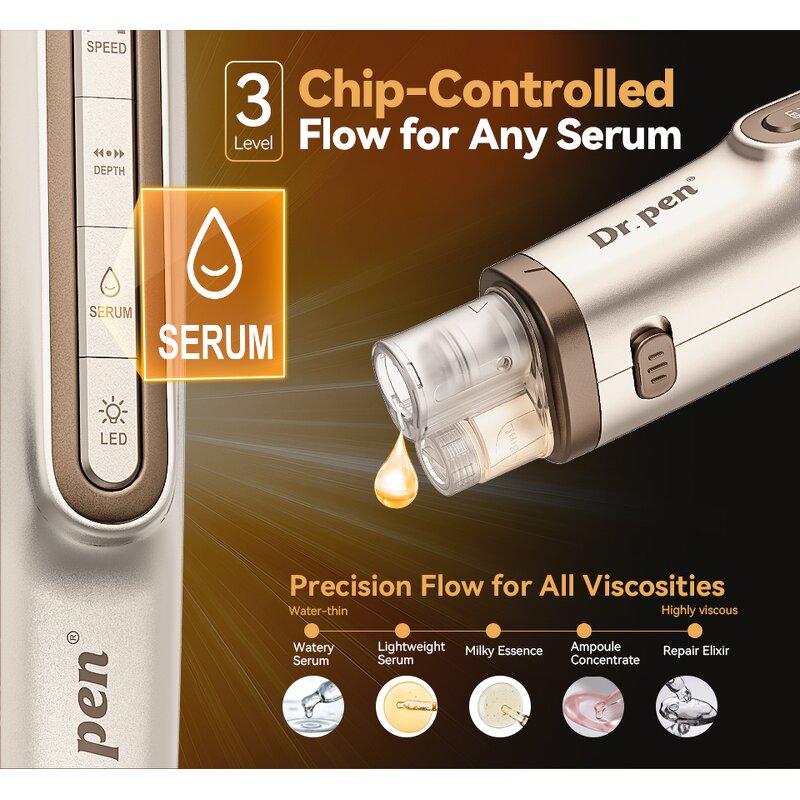 Microneedling Pen Manufacturer - Ekai H6 Gold Screw Type MTS Nano