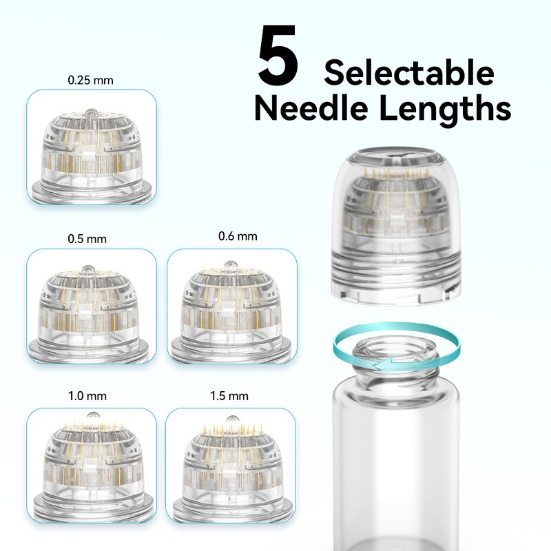 Derma Stamp Manufacturer - HN20 Home Use 5ml Container 20pins Golden Titanium