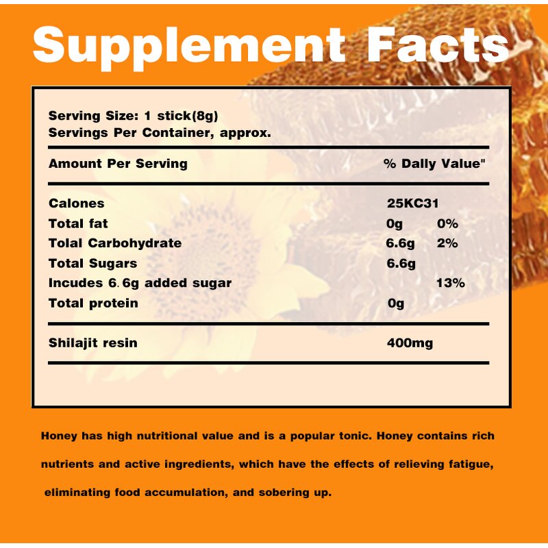 Himalaya Shilajit Resin - Original Extract Powder Pure Honey Gummy