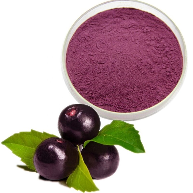 Acai Powder - Water Soluble Organic Freeze Dried Fruit Juice Powder