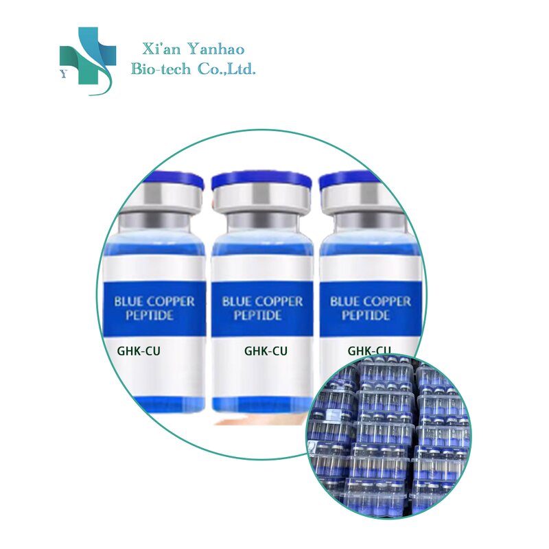 GHK-Cu Copper Peptide - 99% Tripeptide-1 Vial Packing Freeze-dried AHK-CU