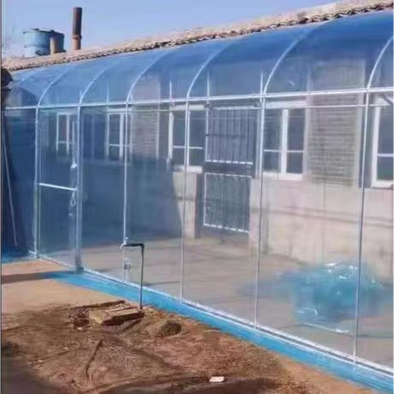 Greenhouse PE Film Manufacturer - Custom PO Large Single Layer UV 200-250 Microns Square Pattern