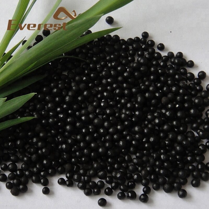 Coated Urea Fertilizer - Everest Blackgold Humate Slow Release Black Granule Formula