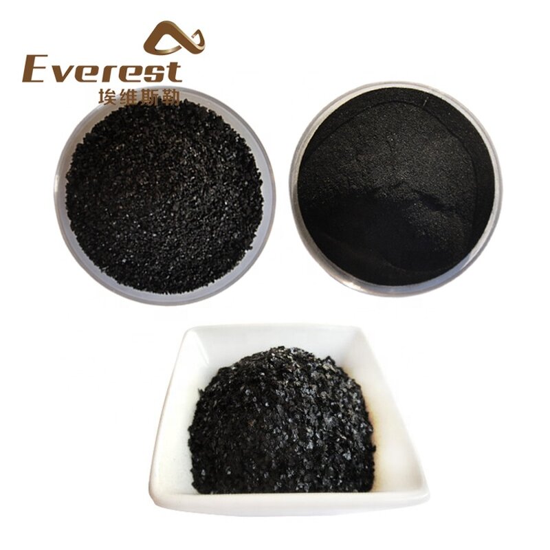 Sodium Humate Powder - Everest Super Black Flakes Granular Dyestuffs Nut Mordant