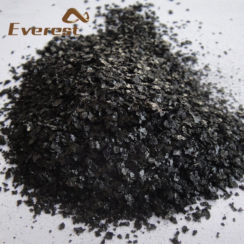 Sodium Humate Powder - Everest Super Black Flakes Granular Dyestuffs Nut Mordant