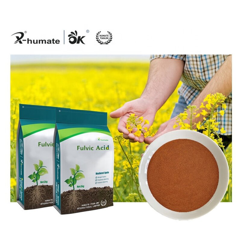Fulvic Acid Powder - X-humate 80% High Purity Organic Fertilizer