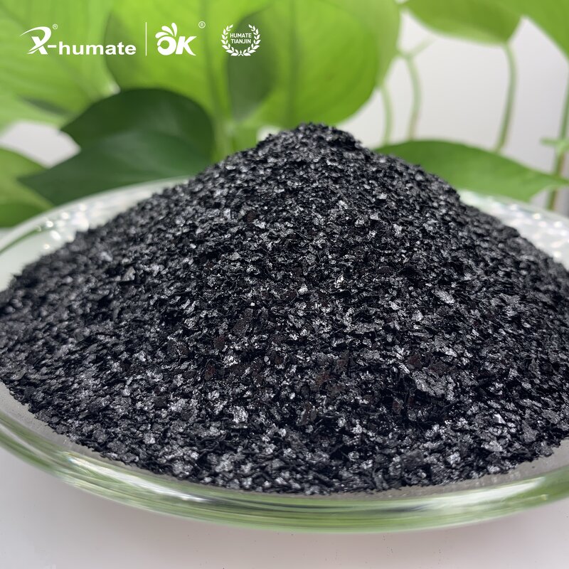 Sodium Humate Flakes - 50% Humic Acid Animal Feed Additive Grade