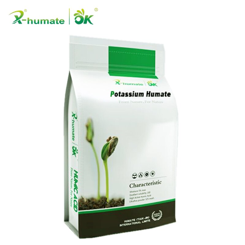 Humic Acid Fertilizer - 60% Potassium Humate Flake Powder Granular